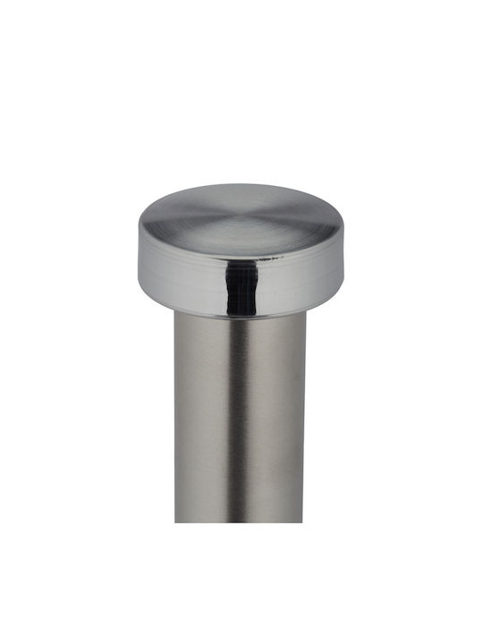 Relaxdays Metallic Paper Towel Holder Gray 35x15cm 10043317