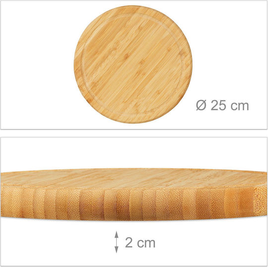 Relaxdays Schneidebretter Set aus Holz 25x25cm Relaxdays Schneidebretter Set aus Holz 25x25cm