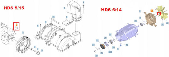 Kärcher Hds Fan Protection Wedge 5x5x28-c45k 7.318-005.0