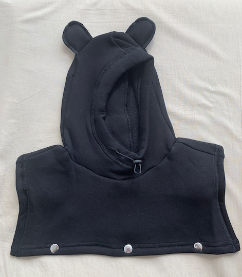 Schwarzer Ergo-Rucksack-Tragesitz für Mama und Baby