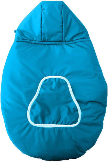 Winter-Rucksackabdeckung Hellblau Kapuze Tasche