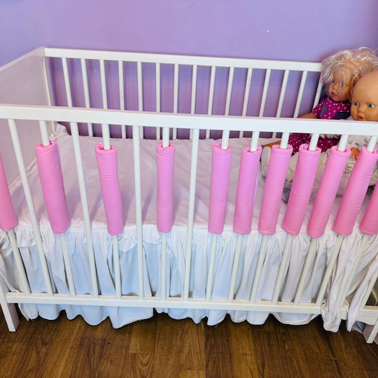 Individual Crib Bumpers Pink