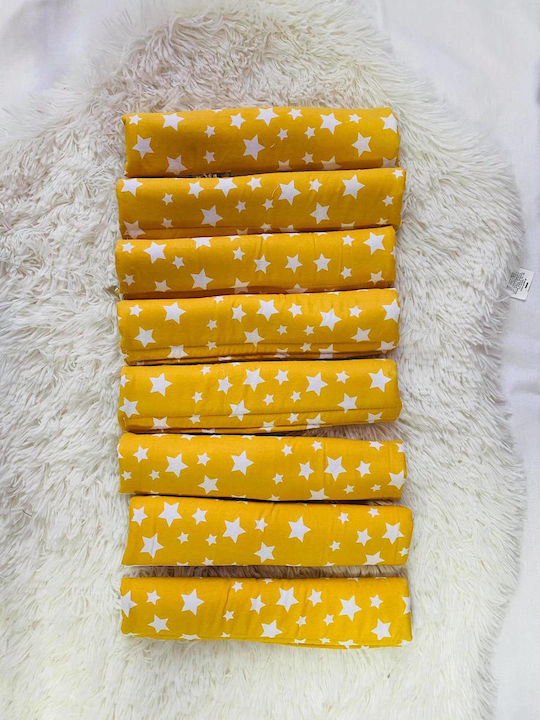 Individual Crib Bumpers Yellow Stars
