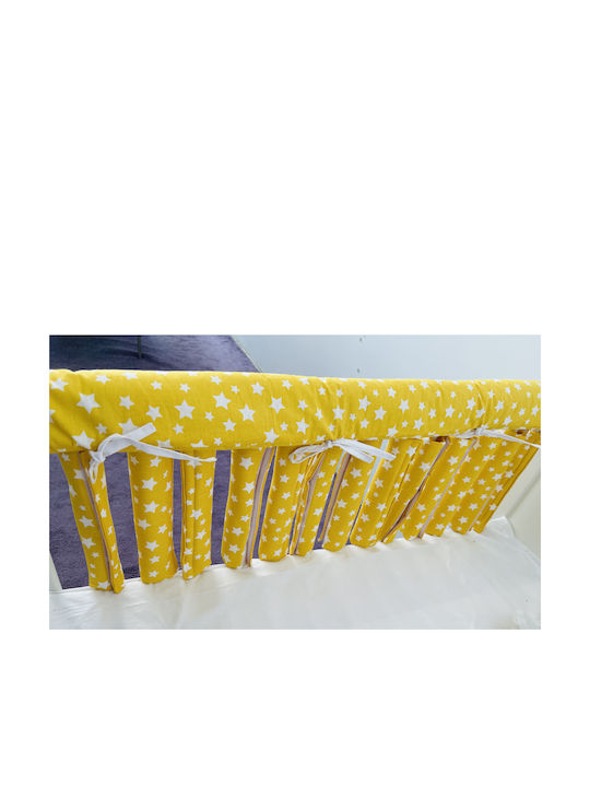 Individual Crib Bumpers Yellow Stars