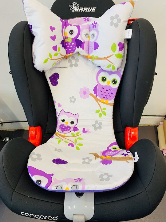 Butterfly Baby Pillow Purple Owls
