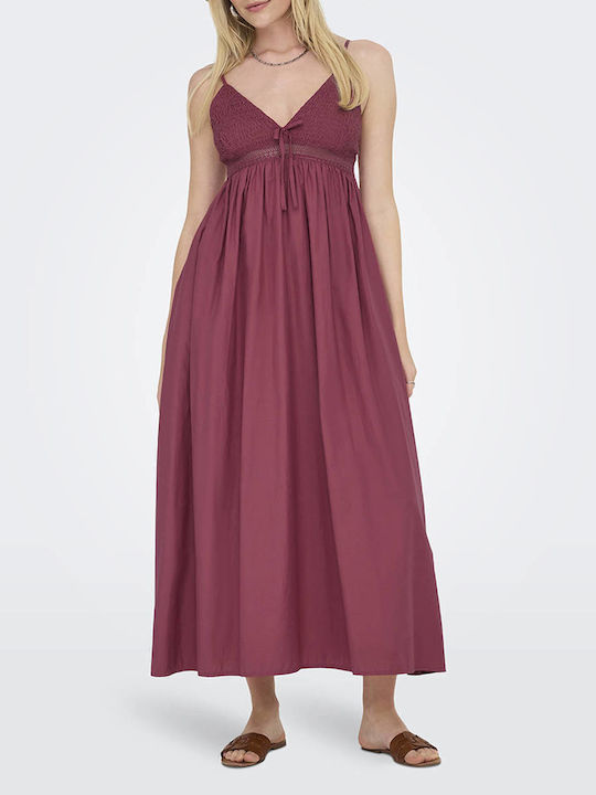 Briar Summer Midi Dress Earth Red