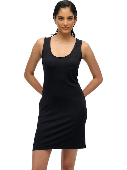 Sommer Mini Abendkleid Schwarz