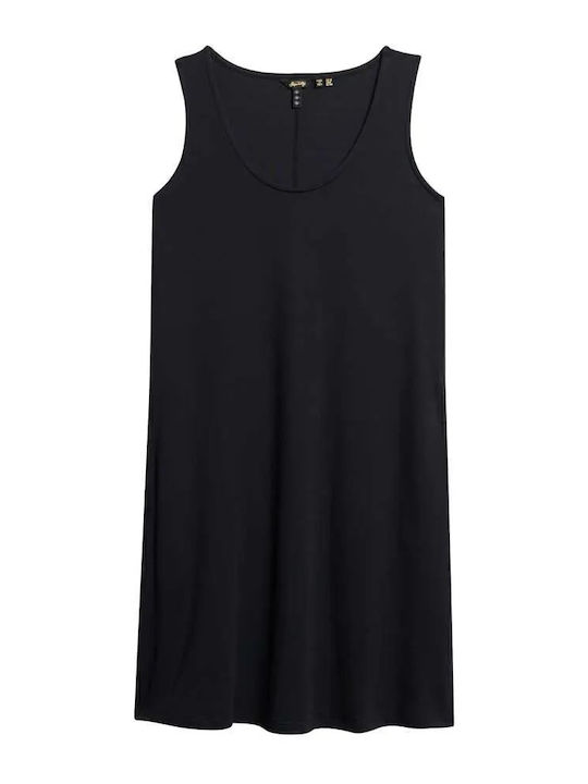 Sommer Mini Abendkleid Schwarz