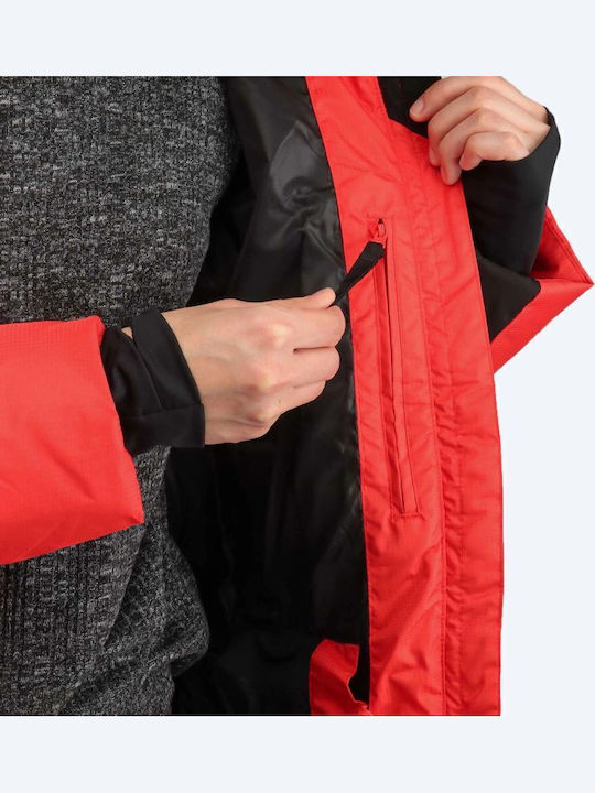Icepeak Electra Ia 853226659-367 Женско Яке за Ски и Сноуборд Червен