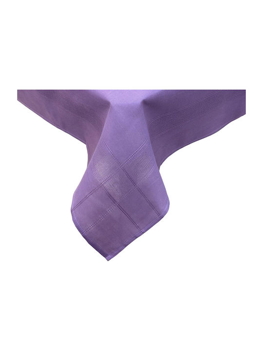Linea Home Tablecloth Linen El001 Lilac 140x180cm