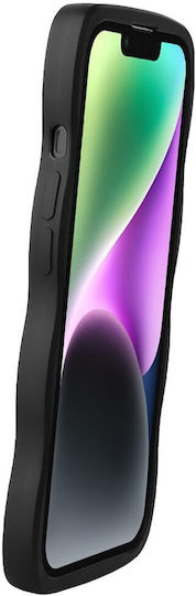 HappyCase Back Cover Silicon Negru (iPhone 14)
