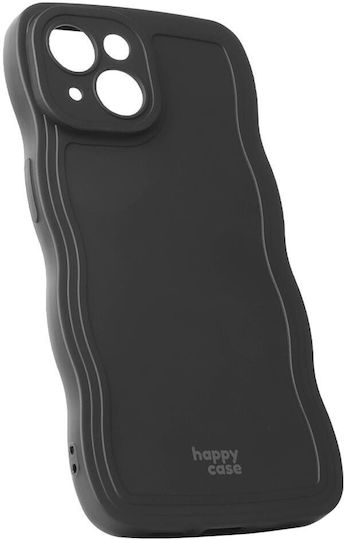 HappyCase Back Cover Σιλικόνης Μαύρο (iPhone 13)