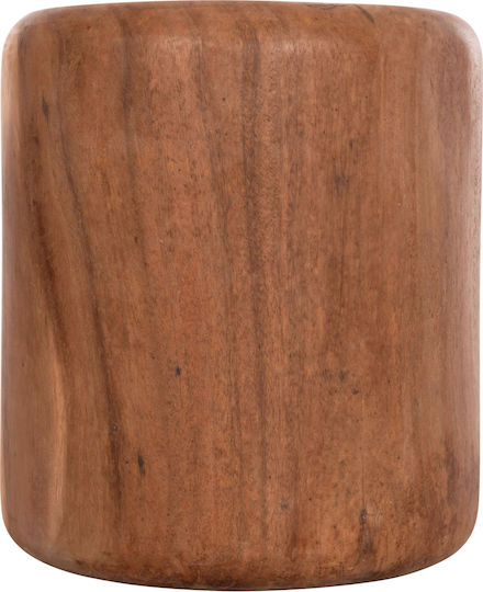 Hocker Für das Wohnzimmer Hölzernes Tobi Natural 39x39x42cm