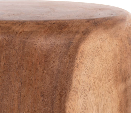 Hocker Für das Wohnzimmer Hölzernes Tobi Natural 39x39x42cm