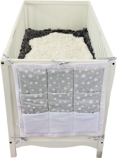 Kinderzimmer-Aufbewahrungskörbe Parashkevovi Kinderbett-Set Graue