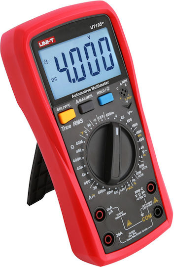 Uni-T Ψηφιακό Πολύμετρο True RMS με Μέτρηση AC / DC / Αντίστασης UT105+
