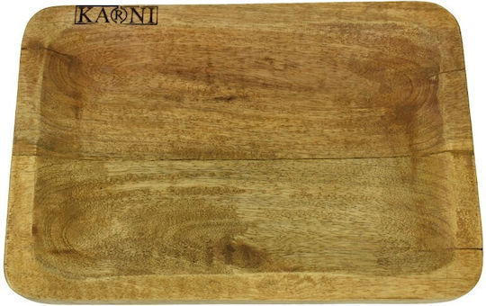 Nakaro Wood Πλατώ Σερβιρίσματος Ξύλινο 30x20x3.5εκ.