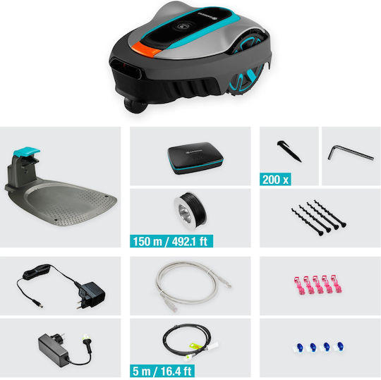 Gardena Sileno City 250 Robotischer Rasenmäher 2.1Ah / 18V