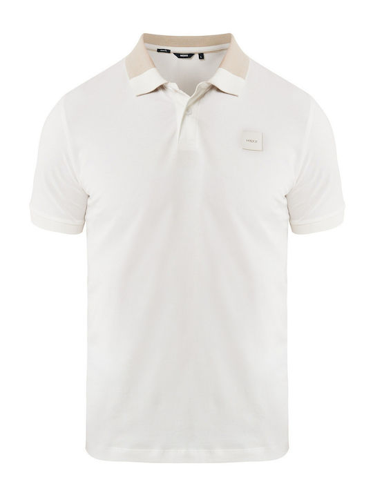 Polo Short Sleeve Blouse Off White, Ecru