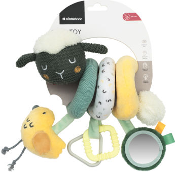 Kikka Boo Spiral Toy for Crib and Stroller Sleepy Sheep for 0++ Months