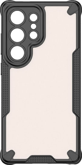 TelForceOne Defender Matt Back Cover Silicone / Plastic 1.5mm Black (Galaxy S25 Ultra)