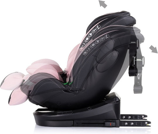 Chipolino Hypnotic Baby Car Seat i-Size with Isofix Pink Marshmallow 0-36 kg