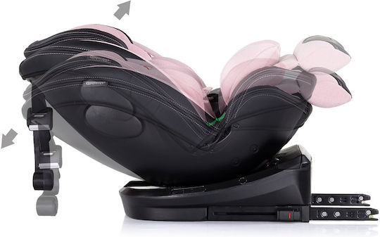 Chipolino Hypnotic Baby Car Seat i-Size with Isofix Pink Marshmallow 0-36 kg