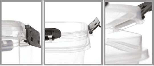 Cyclops 4Lock Δοχείο Φαγητού Πλαστικό Διάφανο 1lt