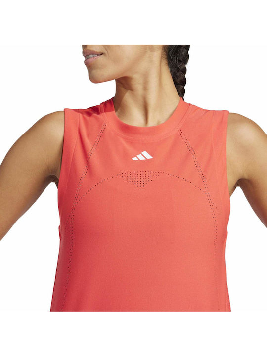 adidas Pro Climacool Match JE7117 Γυναικεία Μπλούζα Κόκκινη