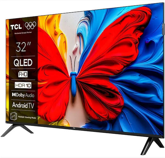 TCL Smart Τηλεόραση 32" Full HD QLED S5K HDR (2025) 32S5K