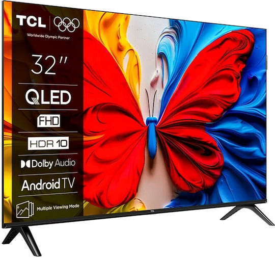 TCL Smart Τηλεόραση 32" Full HD QLED S5K HDR (2025) 32S5K