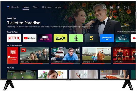TCL Smart Τηλεόραση 32" Full HD QLED S5K HDR (2025) 32S5K