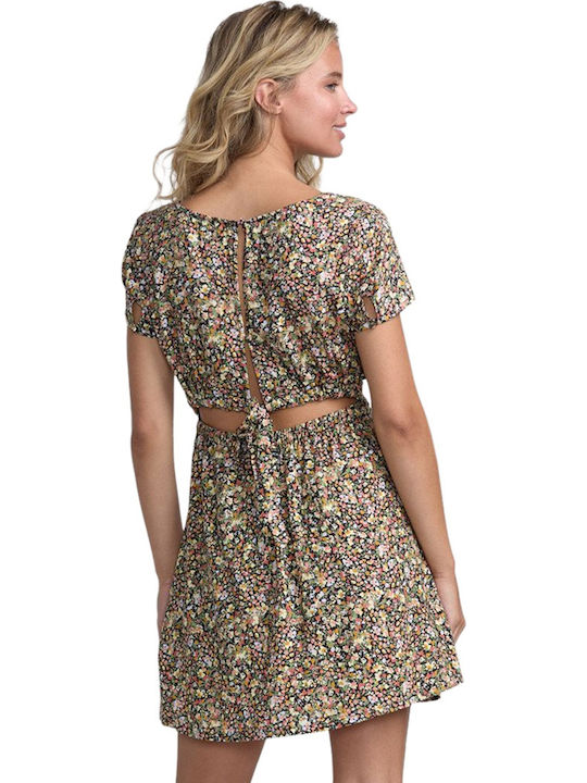 Summer Mini Dress Cactus Green