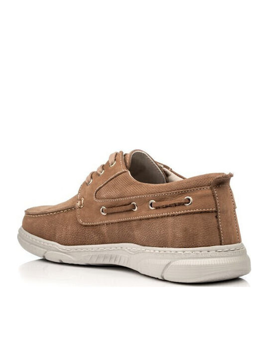 Leder Herren Mokassins in Braun Farbe
