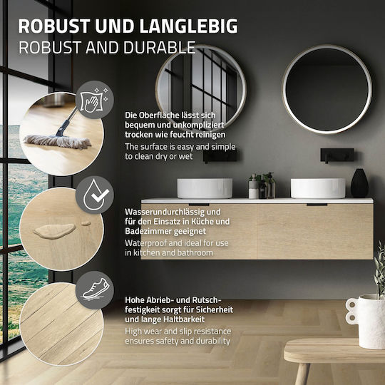 Ml-design Deluxe Pvc 61cm X 12.8cm X 4.2mm 4.2mm 4.68m²/60 34
