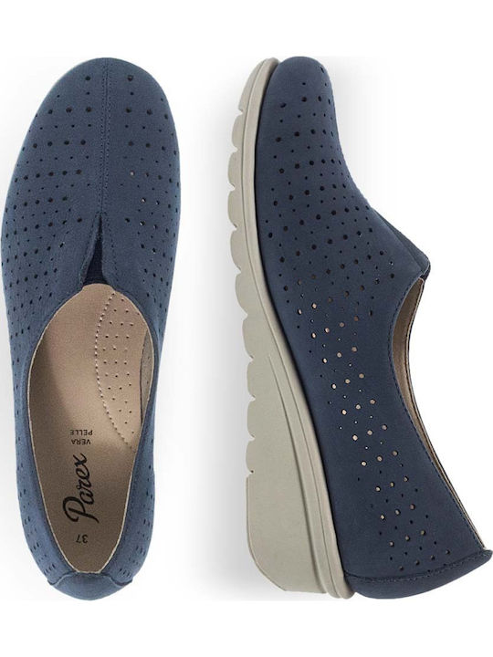 Women's Slip-On Leather Blue