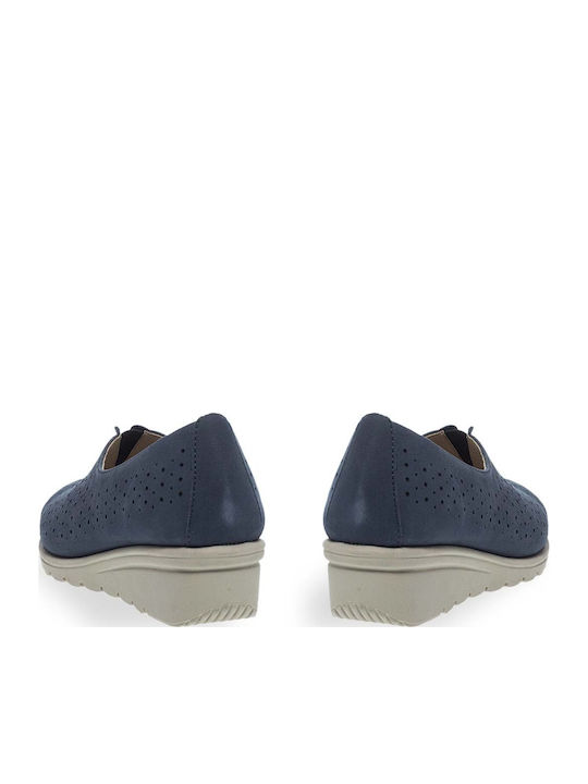 Women's Slip-On Leather Blue