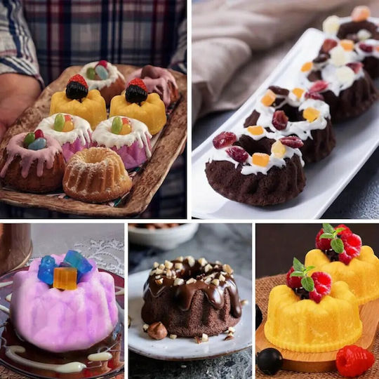 Silicone Cupcakes & Muffins Baking Pan 26x17x3cm