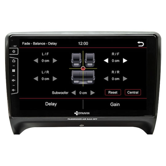 Dynavin Ηχοσύστημα Αυτοκινήτου για Audi TT (8J) 2008-2014 (Bluetooth/USB/WiFi/GPS/Apple-Carplay/Android-Auto) με Οθόνη Αφής 9"