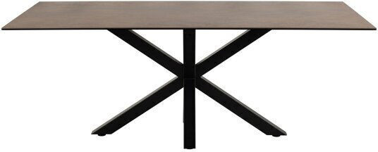 Norsica 394 Τραπεζαρίας Καφέ, Μαύρο 200x100x76εκ. Norsica 394 Τραπεζαρίας Καφέ, Μαύρο 200x100x76εκ.