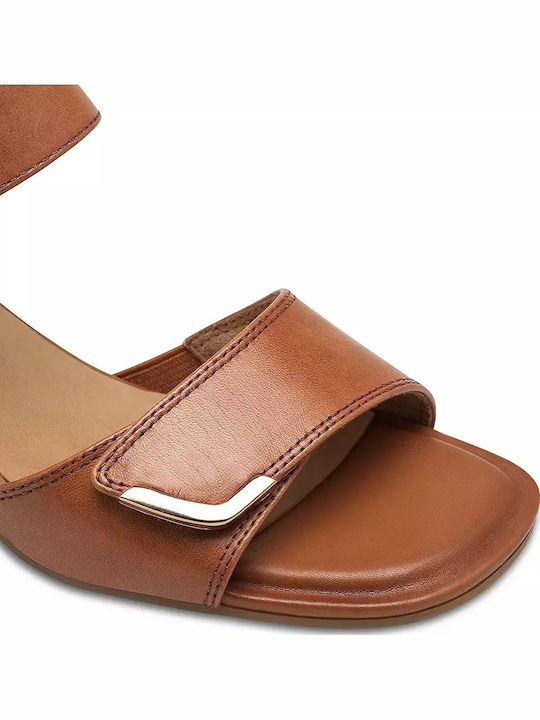Leather Sandals Anatomic Tabac Brown