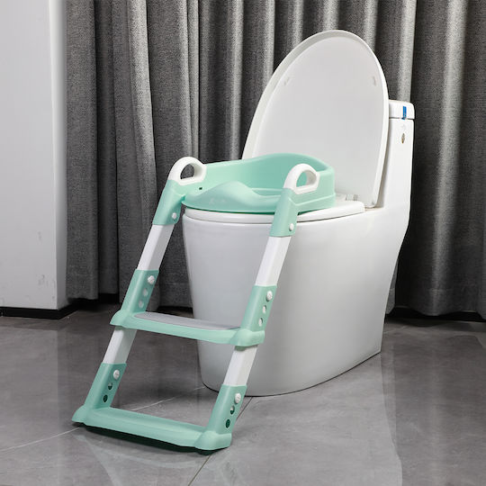 X-treme Baby Scaun De Toaletă Pentru Copii Mic Cu Treaptă Cu Mânere Verde