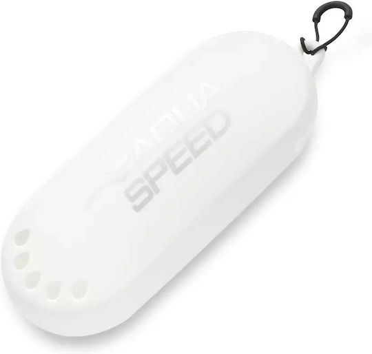 Θήκη Γυαλιά Κολύμβησης Aqua Speed Silicone Goggle Case White 663-05 Λευκό