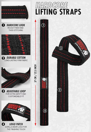 Gorilla Wear Weightlifting Wristbands 2pcs