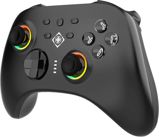 Deltaco GAM-184 Ασύρματο Gamepad για Android / PC / Switch Μαύρο