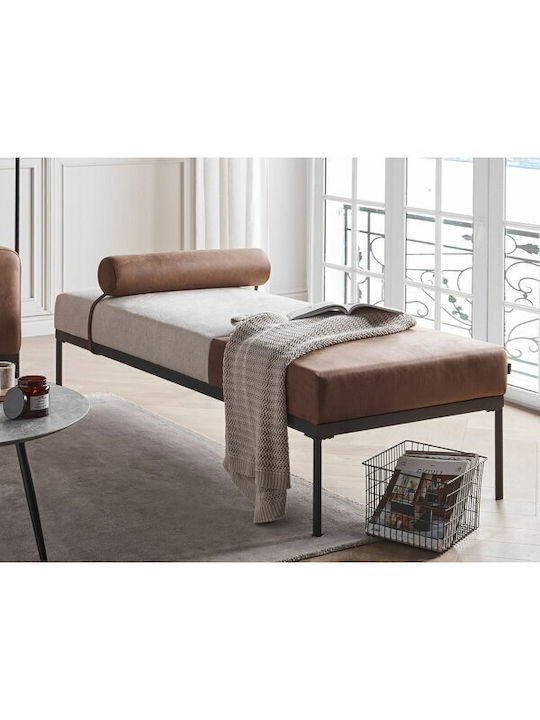 Berwyn 2204 Recliner from Faux Leather Brown 182x75x47 cm 566584BEL