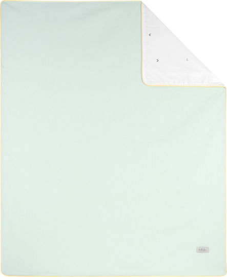 Kikka Boo Blanket Nursery Swaddling Blankets Sheep Cotton Green 80x110cm