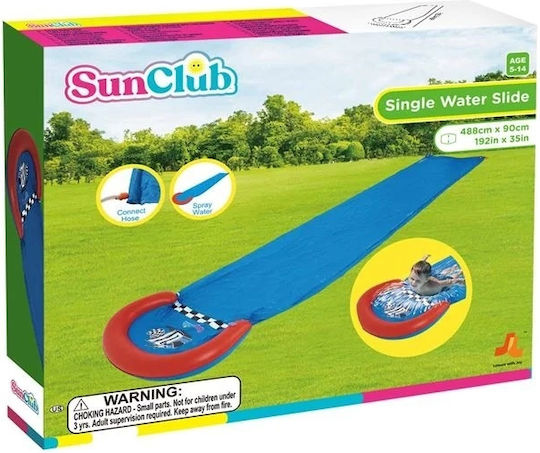 Saltea Gonflabilă Splash & Slide Cu Tobogan Pentru 5+ Ani Albastră
