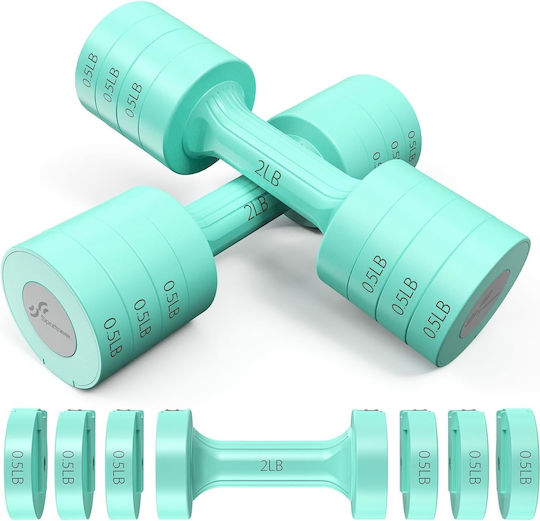 Sportneer Hantelset 2x 1kg Einstellbar im Fall