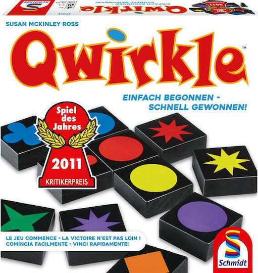 Board Game Qwirkle for 2-4 Players 6+ Years Old (GER) Schmidt Spiele
